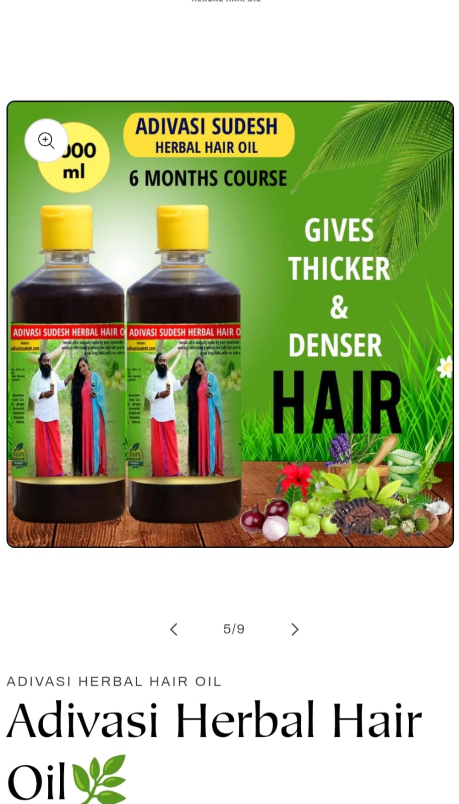 ADIVASI HERBAL HAIR OIL ALL VARIANTS