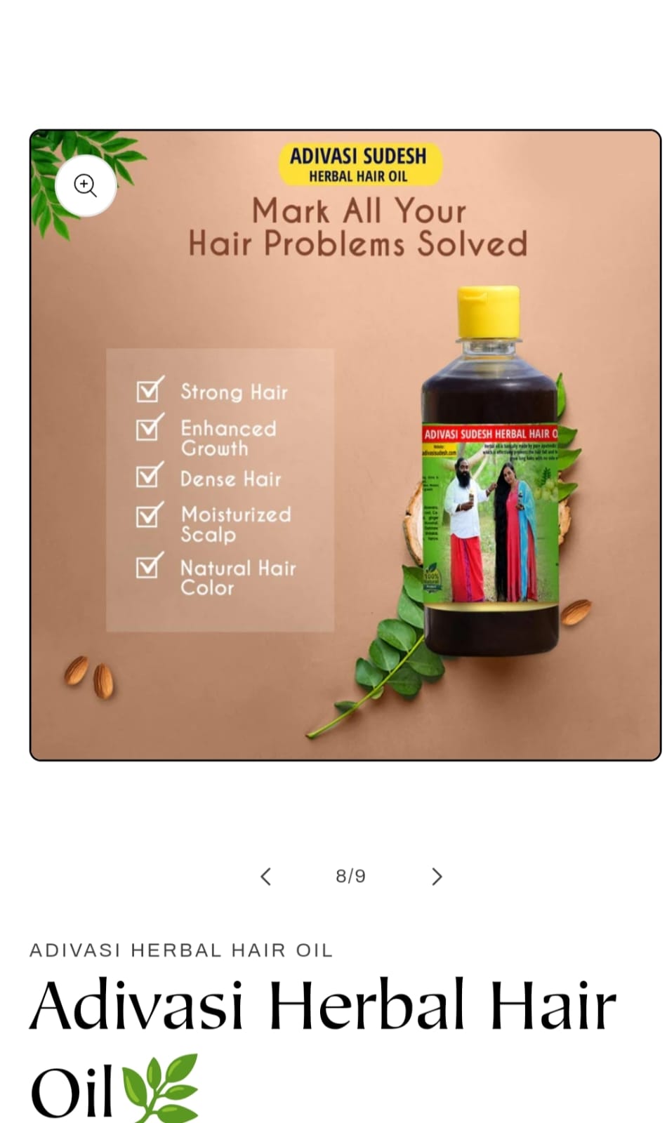 ADIVASI HERBAL HAIR OIL ALL VARIANTS